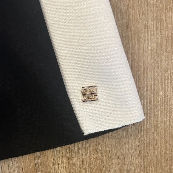 Emily McCarthy Chic Black and White Women's Mini Skirt Size L - Picture 2 of 8